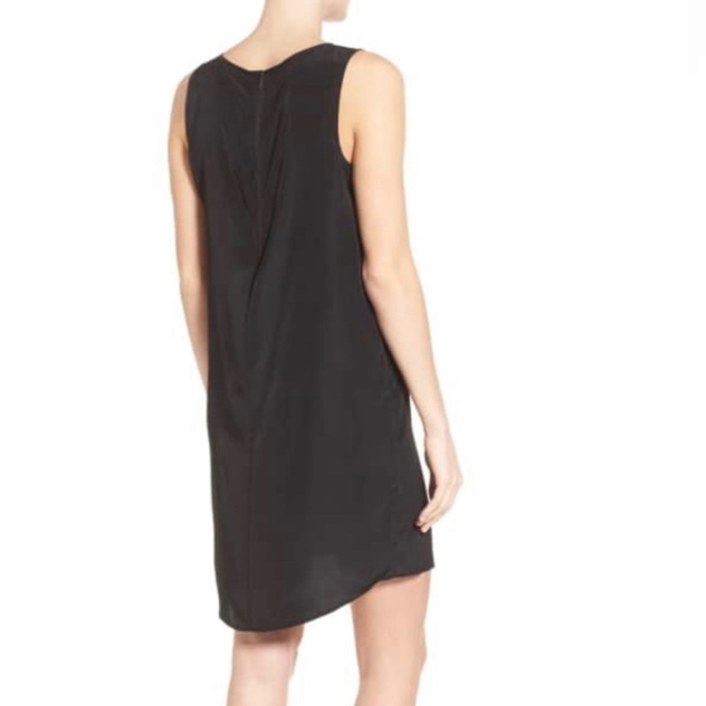 NWT Halogen Nordstrom Sleeveless Crepe Sheath dress Black Size Small - Picture 5 of 8